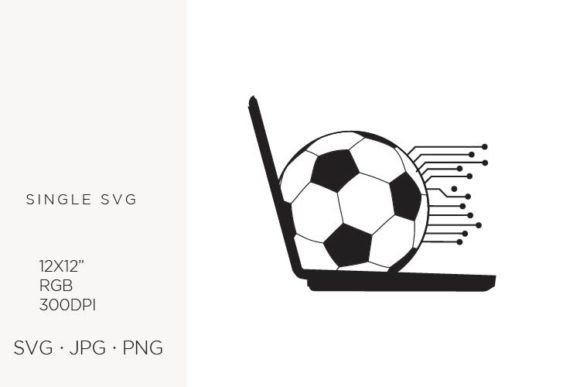 Converging Worlds: The Creative Potential of Soccer Ball, Circuit Board, and Laptop Digital Assets