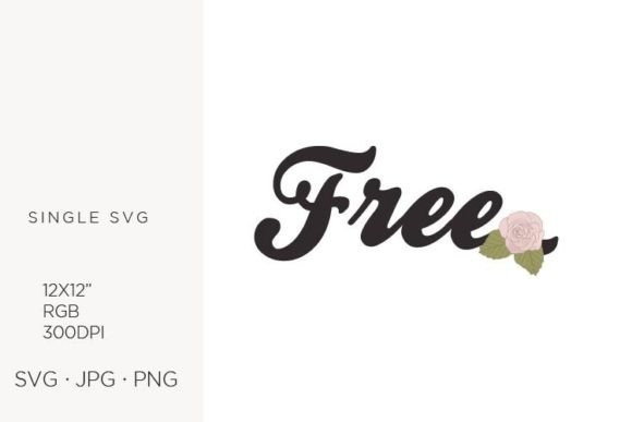 Free Pink Roses Word Art & Vector Clipart