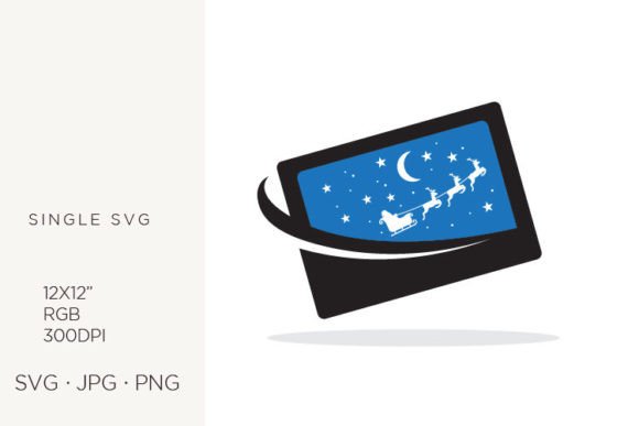 Smart Phone Screen Meets Santa Claus: A Creative Digital Asset Guide